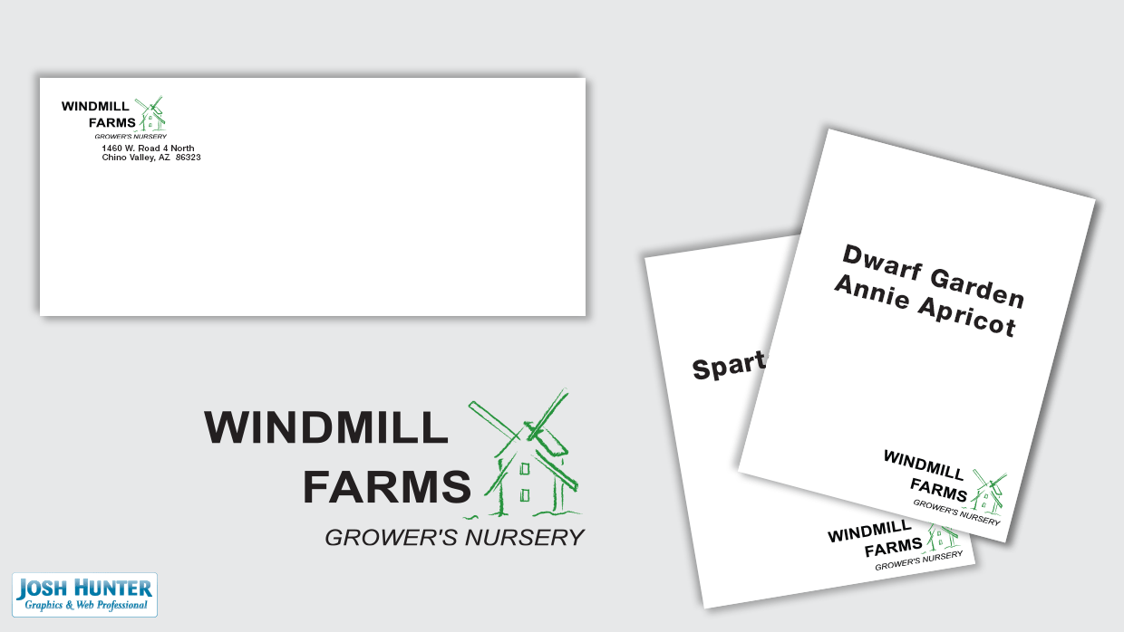 Windmill Farms Envelope / Product ID Cards