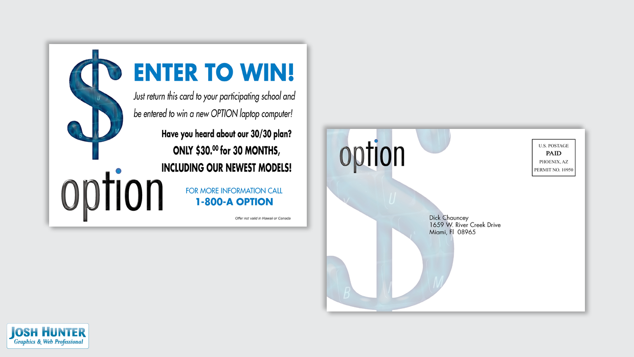 Option Direct Mailer