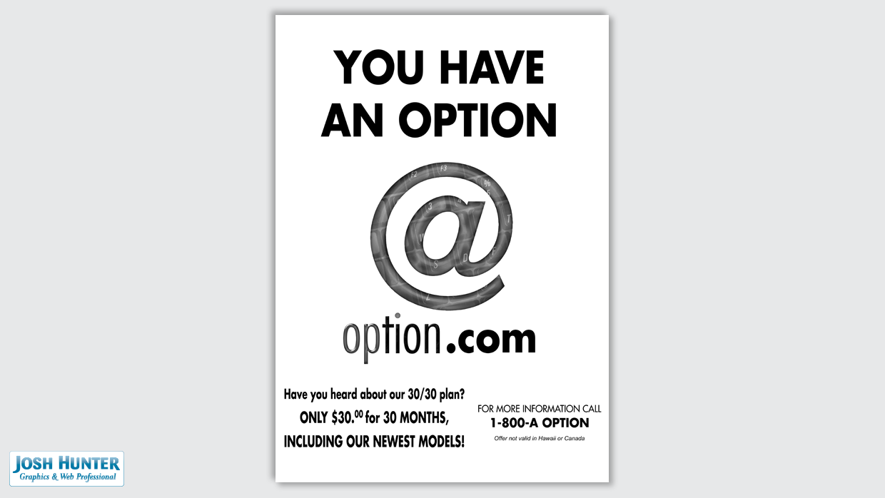 Option Newspaper Ad