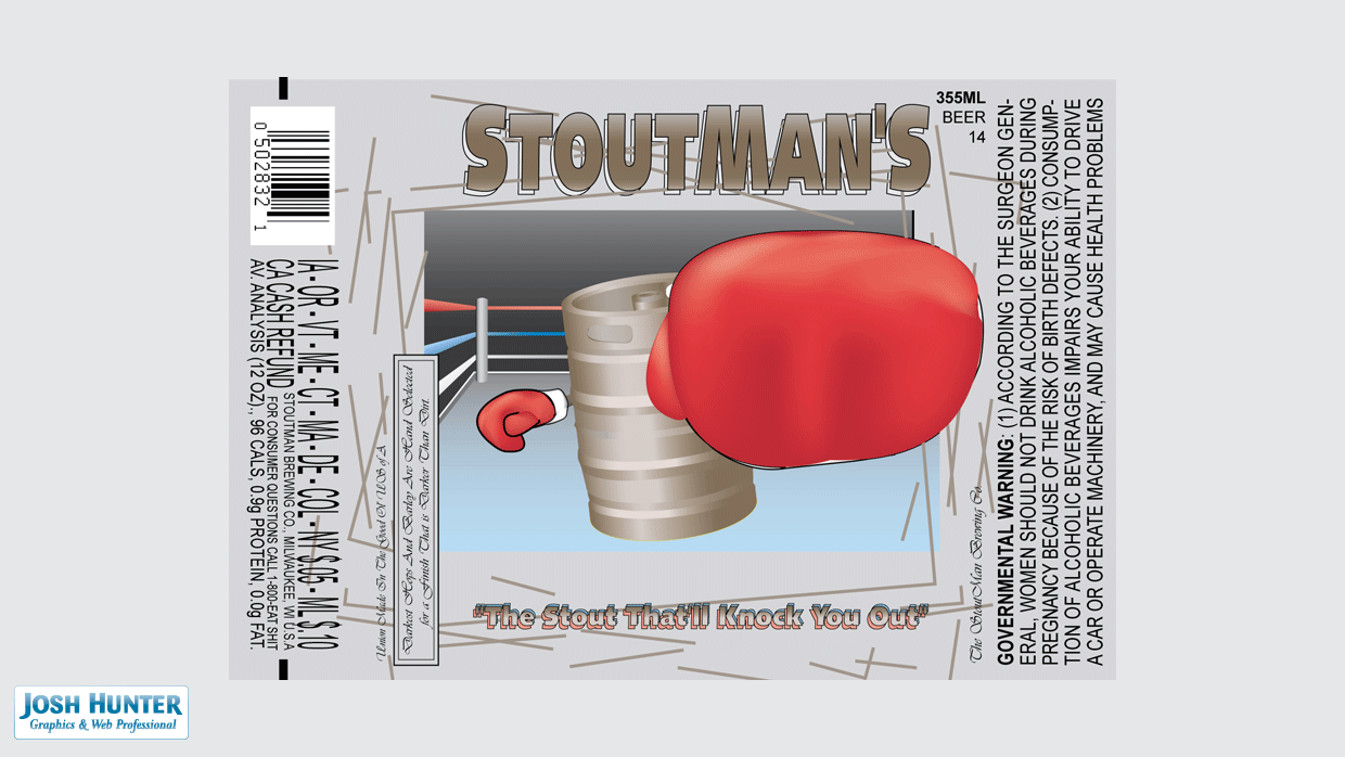 Stoutman's Beer Label