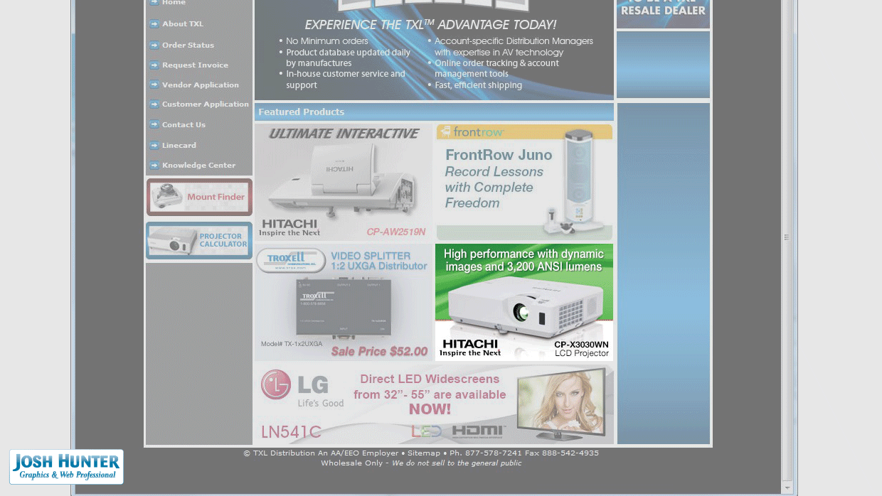 Hitachi CP-X3030WN Ad