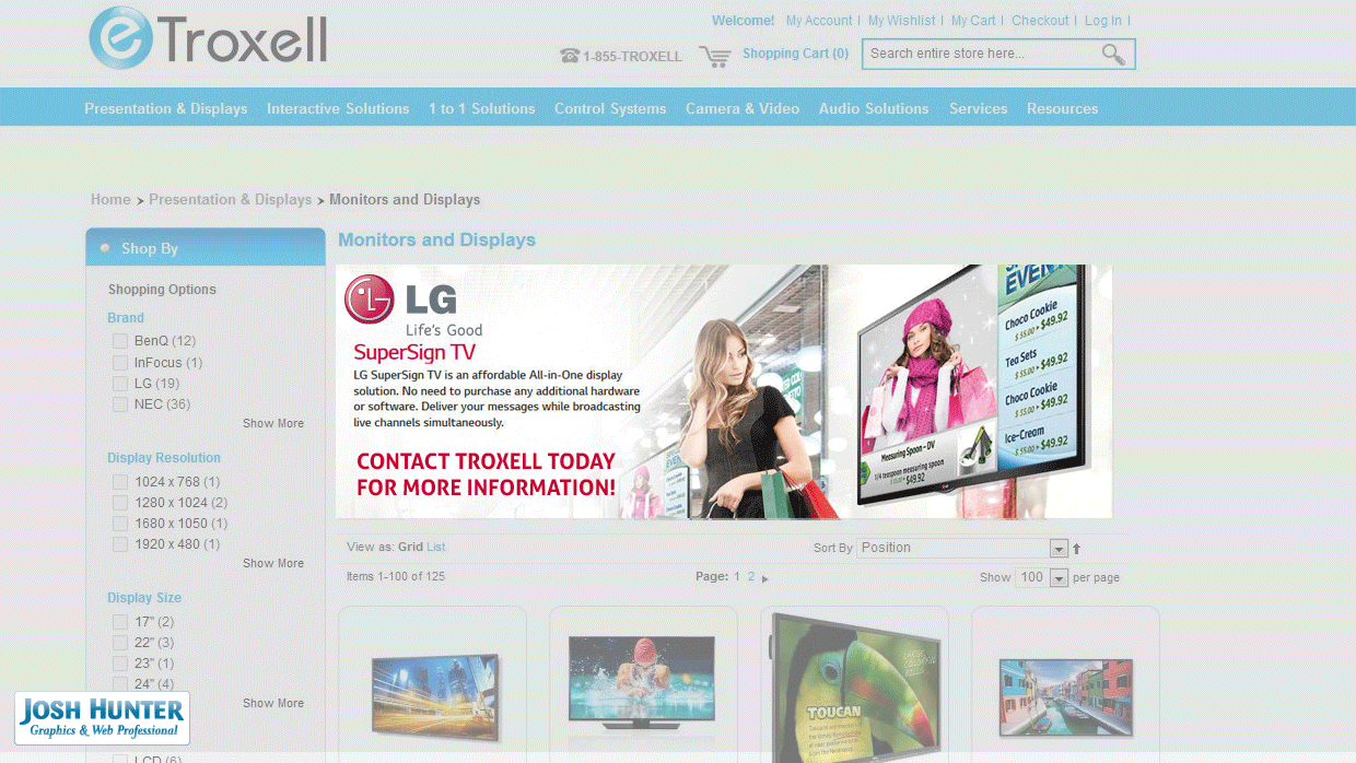 LG SuperSign TV Banner Ad