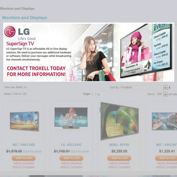 LG Online Advertisements